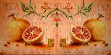 039 Zitronen, Orangen - 3-lagig (orange)